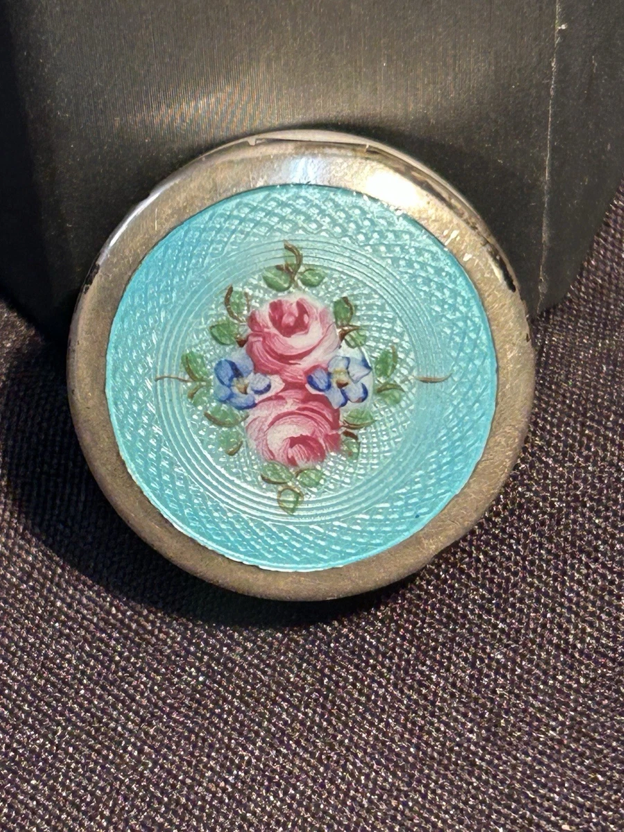 Estampes pendentif connecteur filigrane Ovale Travaillé Bleu Turquoise