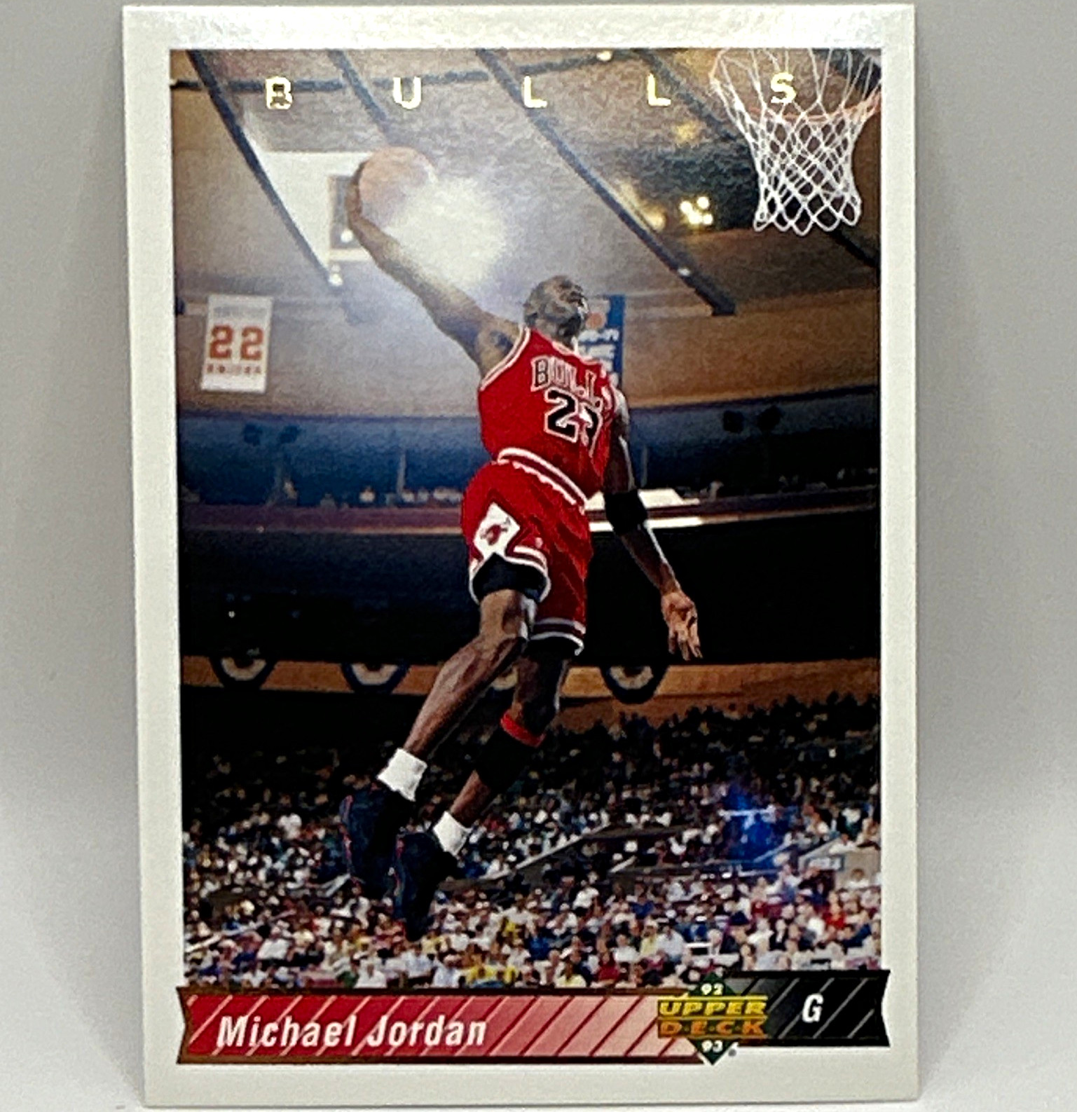 Upper Deck 1992-93 Basketball Michael Jordan Chicago Bulls #23 Base Set