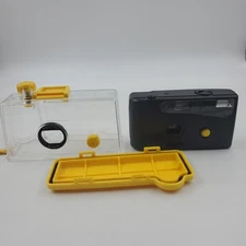 Unbranded 28mm Film Camera + Underwater Waterproof Case to 25ft/8meters Used