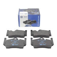 Hella Rear Low-met Disc Brake Pads Set For Porsche 718 Boxster Cayman