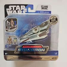 STAR WARS MICRO GALAXY SQUADRON MACE WINDU   S JEDI STARFIGHTER 1 15000 RARE  0170