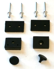 1962-66   Chevy Chevrolet GMC Truck hood bumper kit 10pc