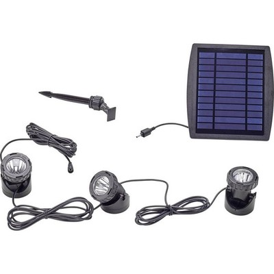 Pontec 77939 Teichbeleuchtung 3er Set LED 0.5 W Schwarz