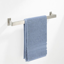 Square Bath Towel Bar 16 Inch SUS304 Stainless Steel Towel Rack Heavy Duty Tow