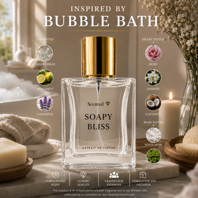 Soapy Bliss Inspired By Bubble Bath Fragrance | Choose Size | Extrait De Parfum