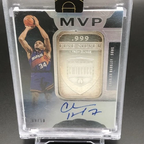 Charles Barkley 2019-20 Panini  Eminence Basketball MVP Fine Silver Bar Auto /10