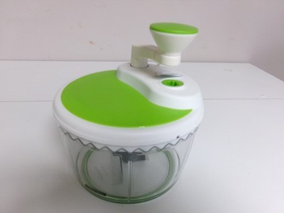Progressive Professional PL8 3 Cup Manual Food Processor Green/White