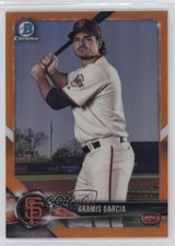 2018 Bowman Chrome Prospects Orange Refractor 11/25 Aramis Garcia #BCP112 0b0