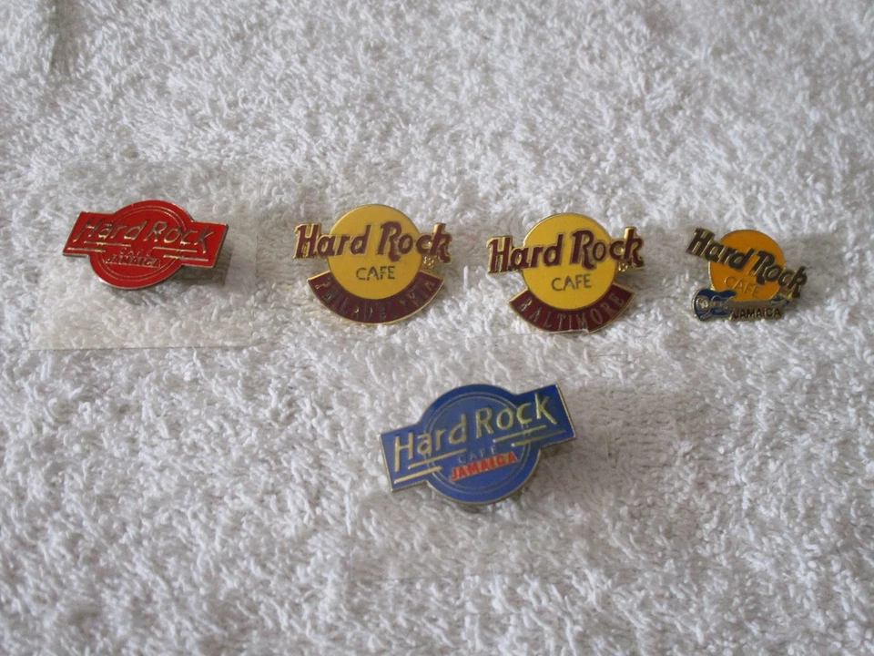 5 Vintage Hard Rock Cafe Philadelphia and Baltimore Pins - Image 2 of 4