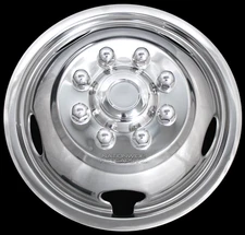 1 Single Front for DODGE RAM 3500 03-18 17" Wheel Simulators Dual Liners Covers