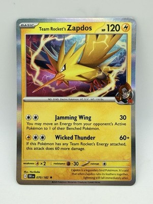 Team Rockets Zapdos  70/182