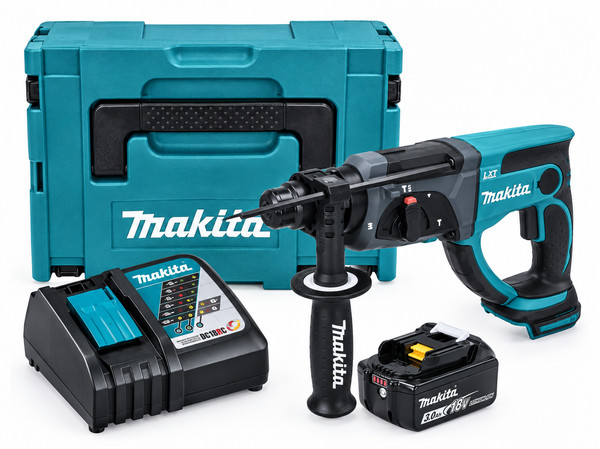 Makita DHR202F1J Akku Kombihammer 18 V 2,0 J SDS Plus + 1X Akku 3,0 Ah + Makpac-image