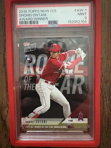 2018 Topps Now - Award Winners Shohei Ohtani #AW-1 /3791 (RC)