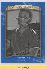 2017 Upper Deck Goodwin Champions Black & White Royal Blue Reggie Ho READ o1h