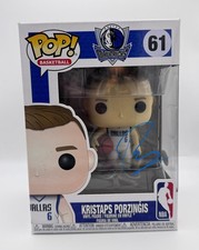 Kristaps Porzingis AUTOGRAPH Signed Dallas Mavericks NBA 61 Funko Pop ACOA