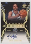 2007-08 SP Game Used Significance Auto James Augustine #SI-JA Auto 0j4n