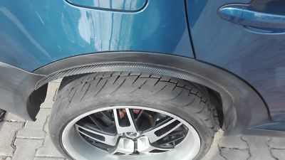 Für SEAT 2 Stk. Radlauf Verbreiterung Kotflügelverbreiterung Leisten CARBON Look
