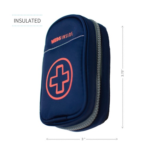 AllerMates Small Medicine Case for Auvi-Q or Asthma Inhaler - Picture 15 of 27
