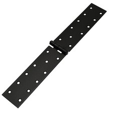 Black Backflap Strap Hinges Heavy Duty Powder Coated Tee Gate Door Box Shed New
