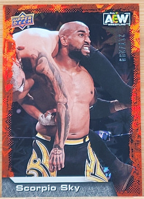 2022 UPPER DECK AEW SCORPIO SKY  DYNAMITE #D/299
