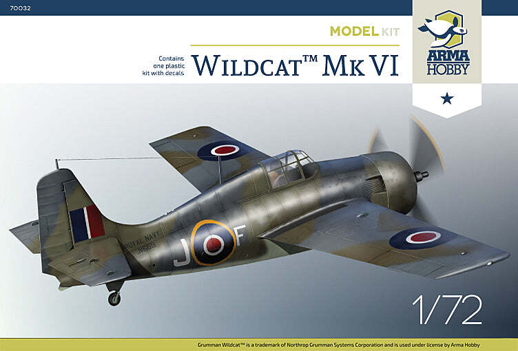 Arma Hobby 1/72 Wildcat Mk.VI Model Kit (2x camo) - 70032 Arma Hobby 1/72 Wildcat Mk.VI Model Kit (2x camo) - 70032