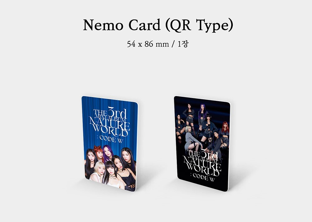 NATURE [NATURE WORLD:CODE W] 3rd Mini Album NEMO 2Ver SET/2NemoCard ...