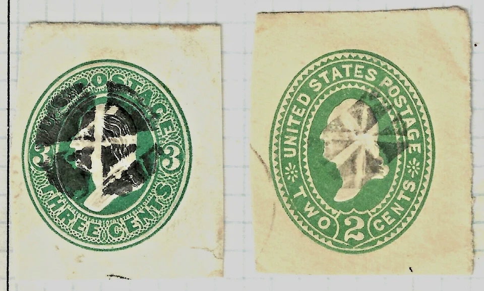 Collection Fancy Cancels GRID RADIAL ETC 3 Cent Washington Postal Corner US F26 - Image 2 of 3