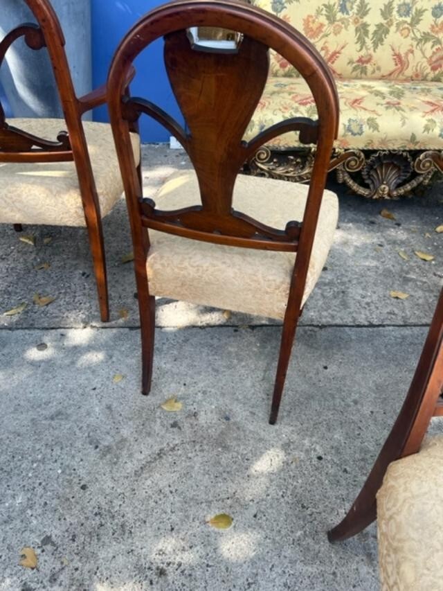 Set of 6 Antique Mahogany Dining Chairs eBay