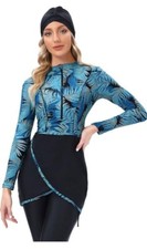 Burkini Swimsuits for Women Modest Muslim Swimsuit Islamic Long Sleeve...