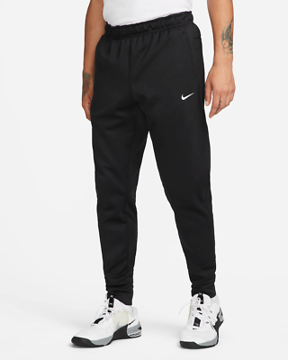 Nike Men's Therma-FIT Tapered Fitness Pants Sweatpants Black S