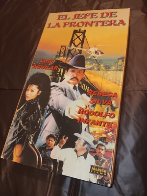 El Jefe De La Frontera Vhs Pelicula Mexicana Cine Mexicano