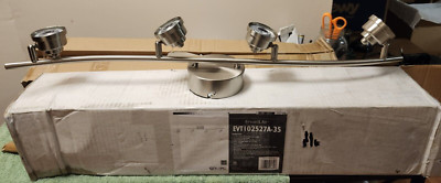 Directional LED Track Light - 4 Head - 2.6' - 2000 Lumens - 2700K Brushed Nickel