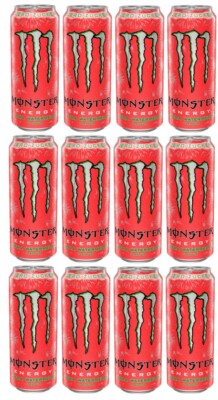 12 Dosen Monster Ultra Watermelon a 0,5 L inkl. EINWEGPFAND