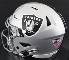 LAS VEGAS RAIDERS NFL Riddell SPEEDFLEX Authentic Gameday Football Helmet