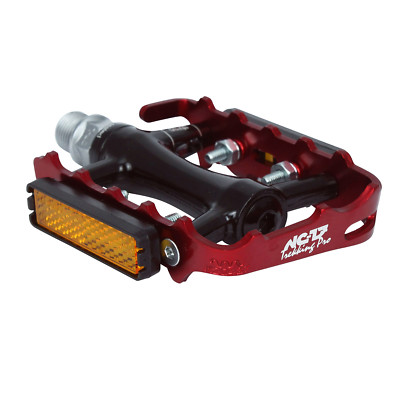 NC-17 Trekking Pro Flat Fahrrad Pedal schwarz/rot