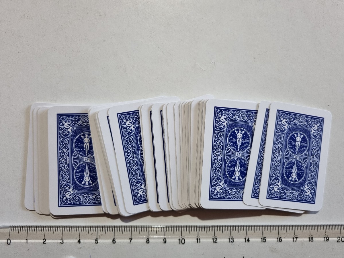 Vintage 1990 Bicycle Rider Back Playing Cards - 3 Decks Mini