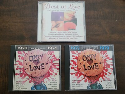 Love Songs of The 70's More Lot of CDs Music-Best of Love/Only