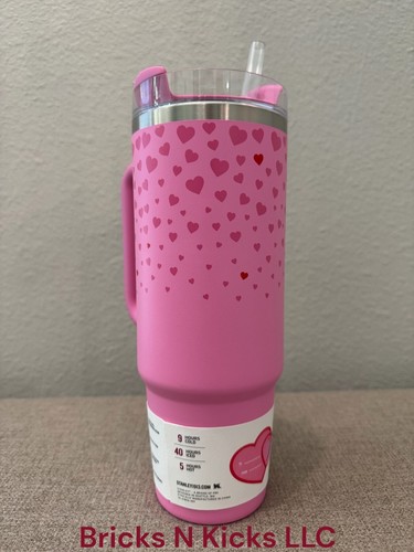 New Stanley Sweet Hearts X Target Exclusive Pink Valentine 30oz Tumbler 2024 - Picture 6 of 15