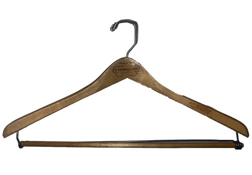 Vintage Tailored By: H. Freeman & Son Philadelphia MCM Clothes Coat Suit Hanger