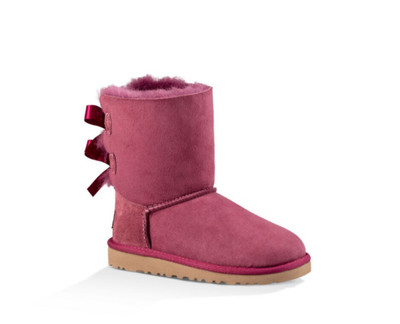 maroon uggs with bows