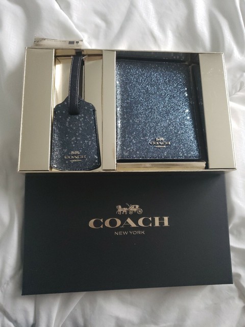 coach passport holder and luggage tag