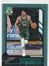 2020-21 Panini Chronicles Playbook #185 Giannis Antetokounmpo MILWAUKEE BUCKS 42