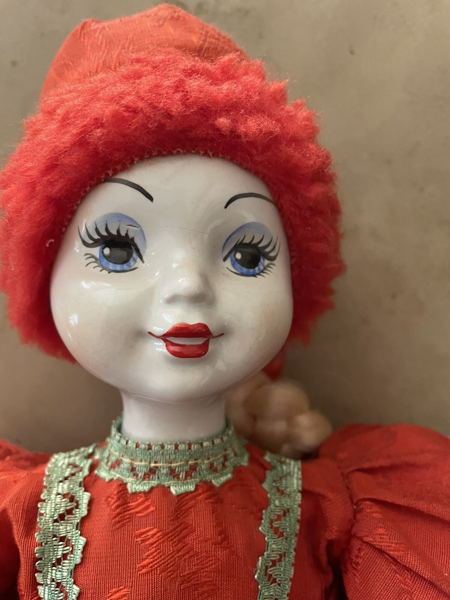 Vintage Glazed China Head Russian Doll 18” tall from 1960's | eBay