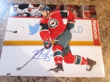MATHEW DUMBA MINNESOTA WILD RED DEER REBELS SIGNED 8X10 MATTE PHOTO (J)