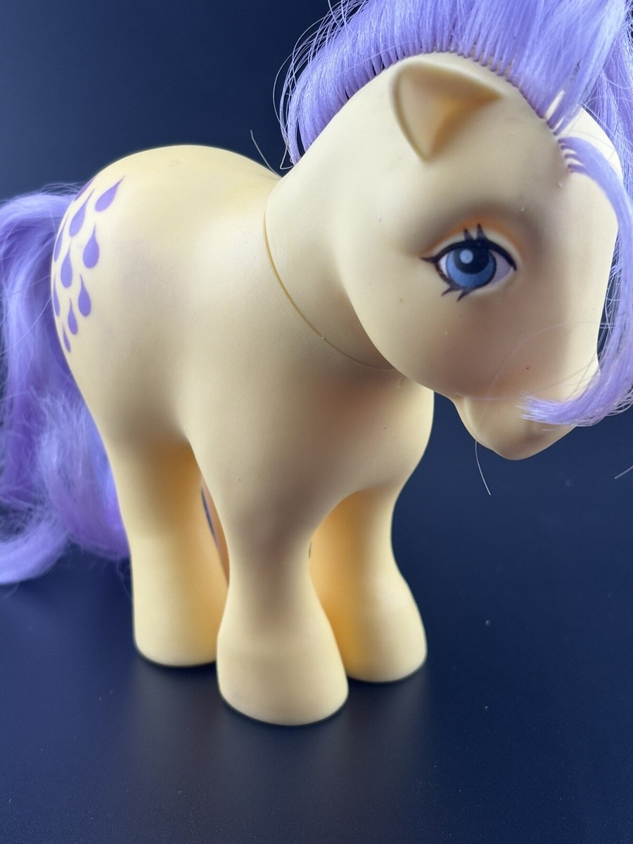 My Little Pony Lemon Drop Rain Drop Pony Vintage G1 Yellow Doll