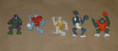 MONSTER IN MY POCKET SPORTS STARS FIGUREN X 5 KELLOGGS TOYS 1996 (LF)