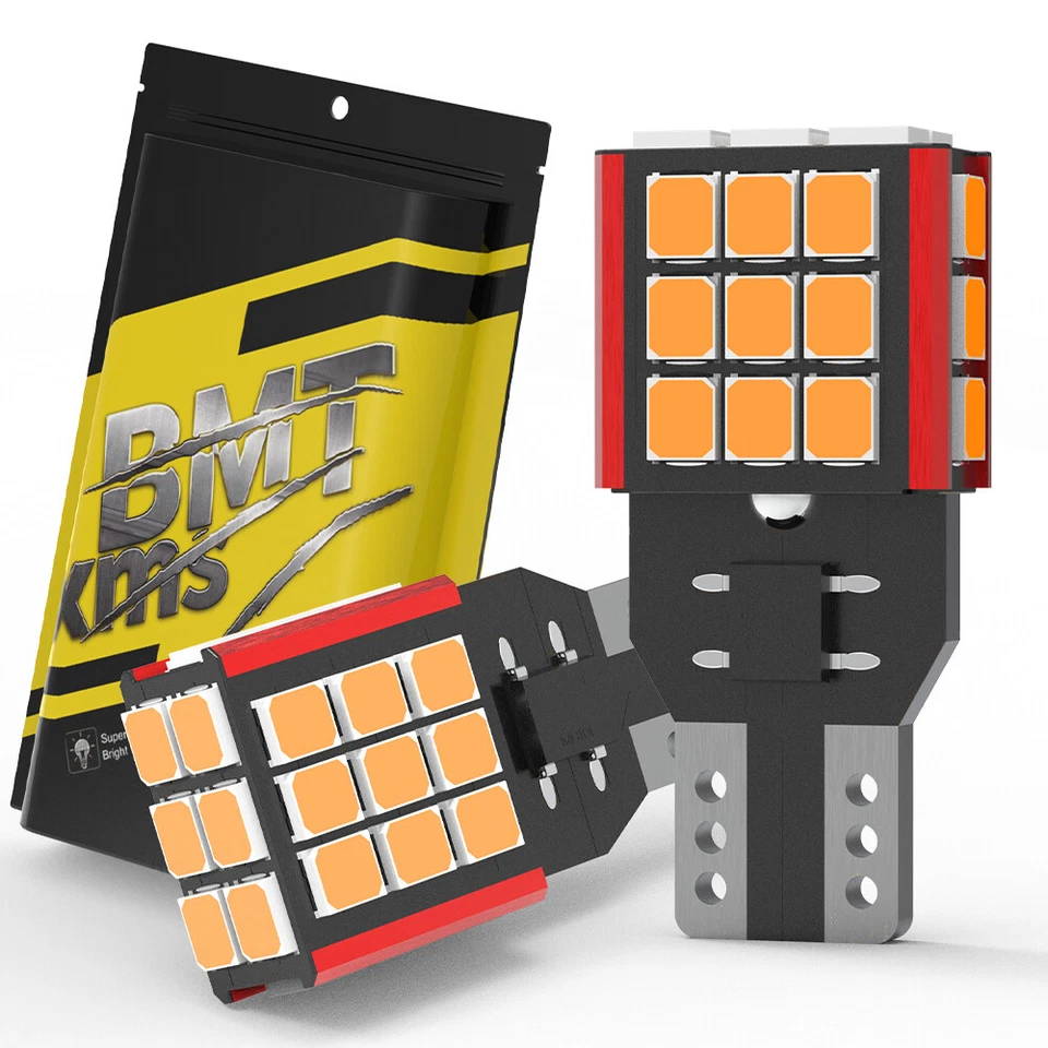 Светодиодный фонарь Canbus без ошибок 921 желтый задний указатель поворота для Audi A5 Quattro - Изображение 2 из 4