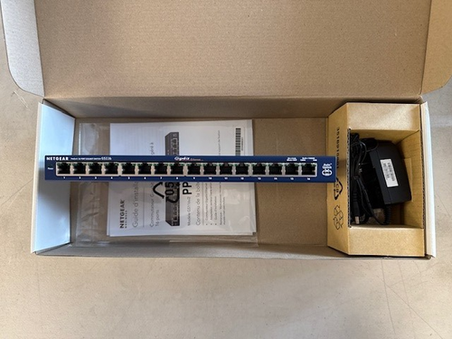 Netgear GS116 16-Port Gigabit Ethernet Unmanaged Switch, Plug-N-Play - Picture 2 of 2