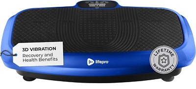 Plaque Vibrante Lifepro LP-TRMLT-BLEU – Fitness à Domicile – Bleu/noir – Comme Neuve