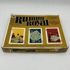 1965 Rummy Royal Game by Whitman Complete With Chips and Cards